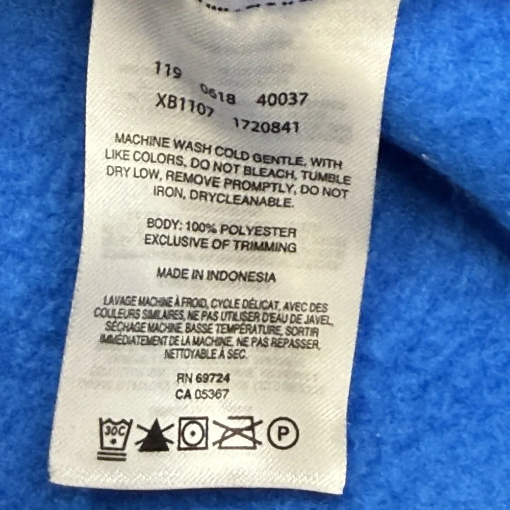 COLUMBIA Big Boys Steen's Mountain II Fleece Size XL Blue Jacket Retail $45